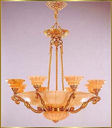 Alabaster Chandeliers Model: RL 1580-110